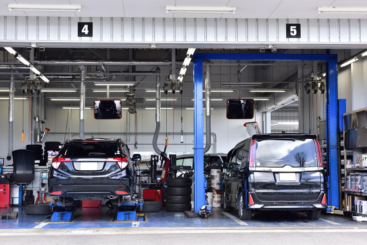 車検工場のイメージ